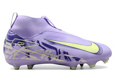 Pre-owned Nike Mercurial Superfly 10 Academy Fg/mg United Pack Sneakers In Purple Agate/barely Volt