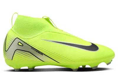 Pre-owned Nike Mercurial Superfly 10 Academy Mg Sneakers In Volt/black