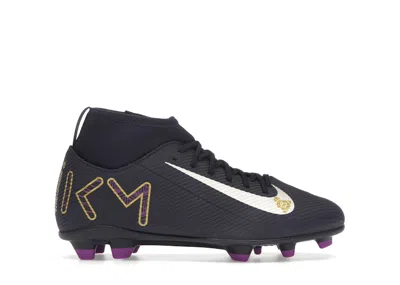 Pre-owned Nike Mercurial Superfly 10 Club Mg Kylian Mbappé Sneakers In Grand Purple/pale Ivory