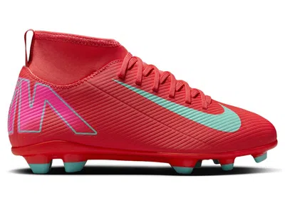 Pre-owned Nike Mercurial Superfly 10 Club Mg Mad Energy Pack Sneakers In Ember Glow/aurora Green