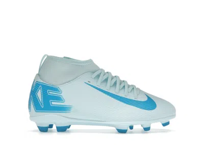 Pre-owned Nike Mercurial Superfly 10 Club Mg Sneakers In Glacier Blue/blue Orbit