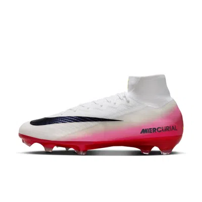 Nike Mercurial Superfly 10 Elite Fg High-top Soccer Cleats In White