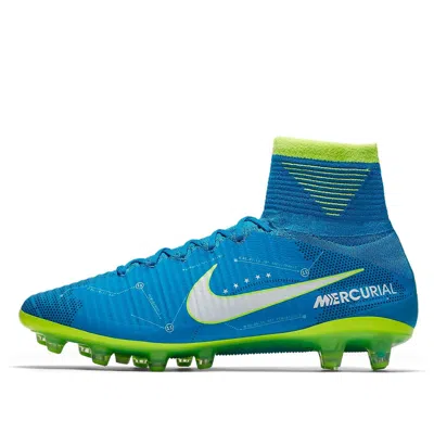 Nike Mercurial Superfly 5 Njr Ag-pro 'light Blue Green'