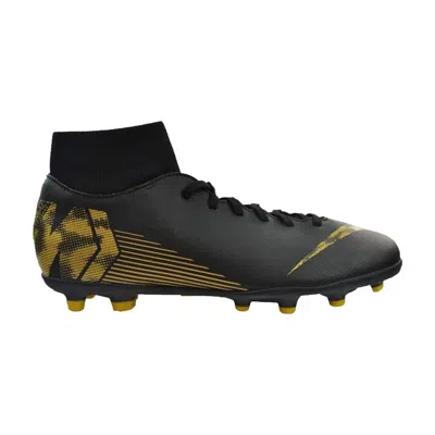 Pre-owned Nike Mercurial Superfly 6 Club Mg 'black Metallic Gold' In Red