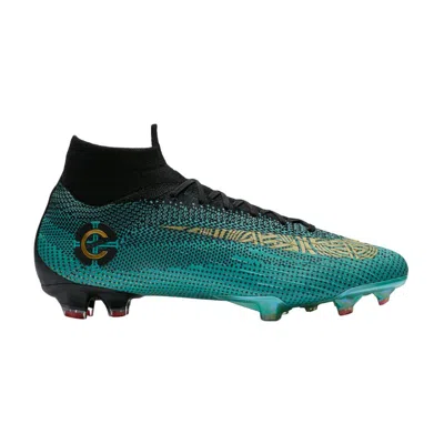 Pre-owned Nike Mercurial Superfly 6 Elite Cr7 Fg 'green Black Gold'