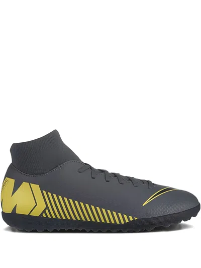 Nike Mercurial Superfly 6 Lace-up Sneakers In Gray