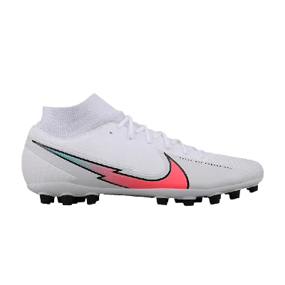 Pre-owned Nike Mercurial Superfly 7 Academy Ag 'white Flash Crimson'