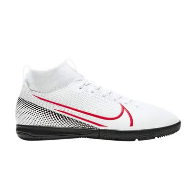 Pre-owned Nike Mercurial Superfly 7 Academy Ic Gs 'white Crimson' | Kid's Size 4.5