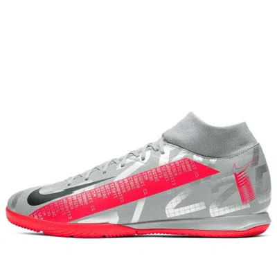 Nike Mercurial Superfly 7 Academy Ic 'metallic Grey Crimson'