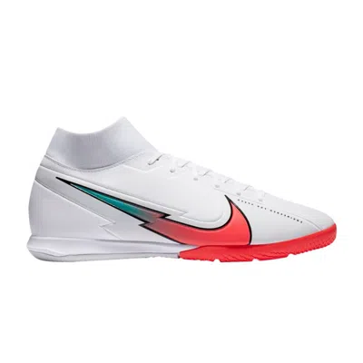 Pre-owned Nike Mercurial Superfly 7 Academy Ic 'white Crimson Jade'