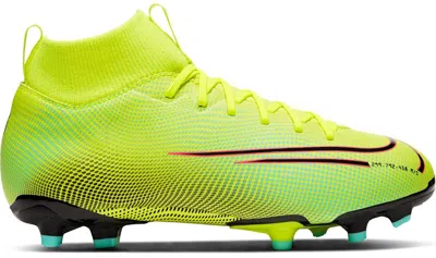Pre-owned Nike Mercurial Superfly 7 Academy Mds Mg Sneakers In Lemon Venom/aurora/black