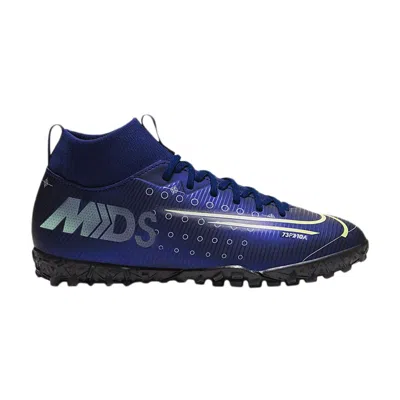 Pre-owned Nike Mercurial Superfly 7 Academy Mds Tf Ps 'dream Speed' | Blue | Kid's Size 5.5