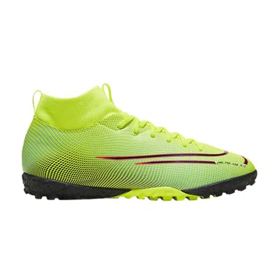 Pre-owned Nike Mercurial Superfly 7 Academy Mds Tf Ps 'lemon Venom Aurora' | Yellow | Kid's Size 4