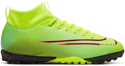 Pre-owned Nike Mercurial Superfly 7 Academy Mds Tf Sneakers In Lemon Venom/aurora/black In Multi