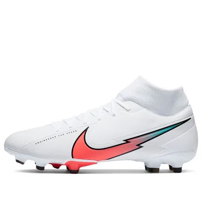 NIKE NIKE MERCURIAL SUPERFLY 7 ACADEMY MG 'WHITE CRIMSON JADE'