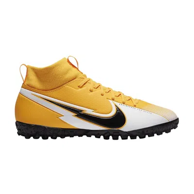 Pre-owned Nike Mercurial Superfly 7 Academy Tf Gs 'laser Orange' | Kid's Size 2