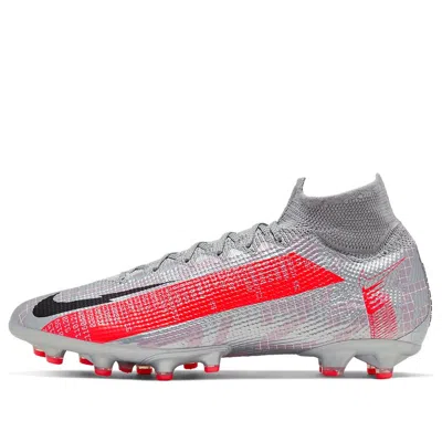 Nike Mercurial Superfly 7 Elite Ag Pro 'metallic Grey Crimson'