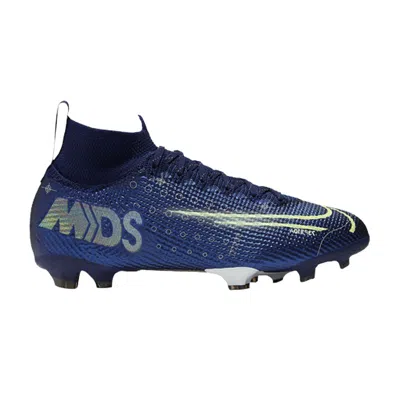 Pre-owned Nike Mercurial Superfly 7 Elite Mds Fg Gs 'dream Speed' | Blue | Kid's Size 8
