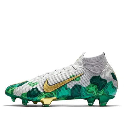 Nike Mercurial Superfly 7 Elite Se Fg 'grey Electro Green Gold'