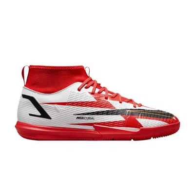 Pre-owned Nike Mercurial Superfly 8 Academy Cr7 Ic Gs 'chile Red' | Kid's Size 6