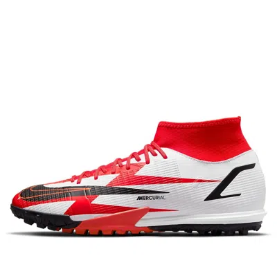 Nike Mercurial Superfly 8 Academy Cr7 Tf Turf 'red Black White'