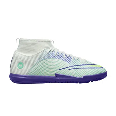 Pre-owned Nike Mercurial Superfly 8 Academy Ic Gs 'dream Speed - Barely Green Electro Purple' | Kid's Size 6