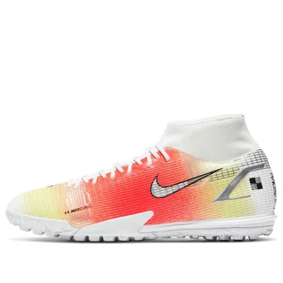 Nike Mercurial Superfly 8 Academy Mds Tf Turf 'orange Yellow Silver'