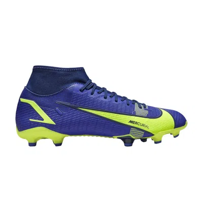 Pre-owned Nike Mercurial Superfly 8 Academy Mg 'recharge Pack' In Blue