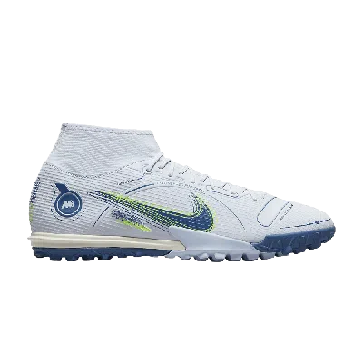 Pre-owned Nike Mercurial Superfly 8 Academy Tf 'grey Light Marine'