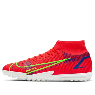 Nike Mercurial Superfly 8 Academy Tf Turf 'red Neon Green'