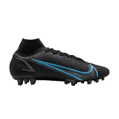 Pre-owned Nike Mercurial Superfly 8 Elite Ag 'black Photo Blue'