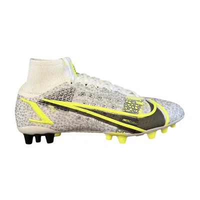 Pre-owned Nike Mercurial Superfly 8 Elite Ag 'safari Pack' | White | Men's Size 12.5