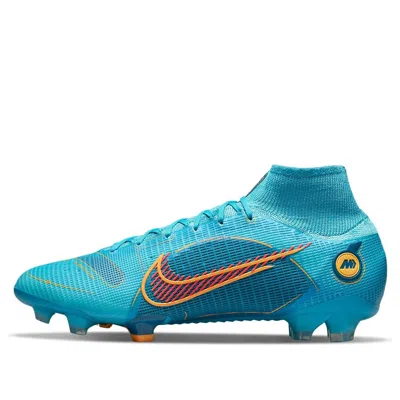 Nike Mercurial Superfly 8 Elite Fg 'chlorine Blue Laser Orange'