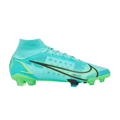 Pre-owned Nike Mercurial Superfly 8 Elite Fg 'dynamic Turquoise Lime Glow' | Blue | Men's Size 12