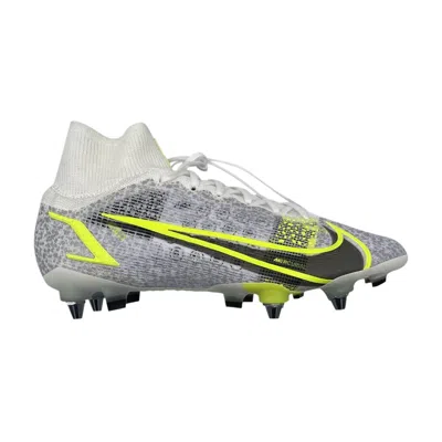 Pre-owned Nike Mercurial Superfly 8 Elite Sg Pro 'safari Pack' In White