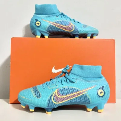 Pre-owned Nike Mercurial Superfly 8 Pro Fg “blueprint Pack” Men's Size 6.5 Soccer Cleats In Multicolor