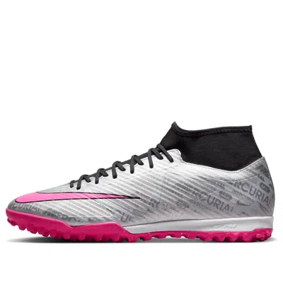 Nike Mercurial Superfly 9 Academy 25 Tf 'metallic Silver Hyper Pink'