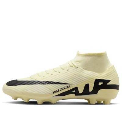 Nike Mercurial Superfly 9 Academy Hard-ground High-top Soccer Cleats 'lemonade'