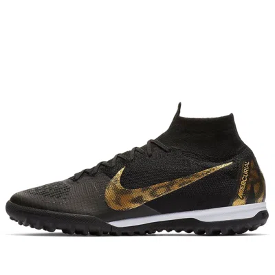 Nike Mercurial Superflyx 6 Elite Tf Turf 'black Gold'