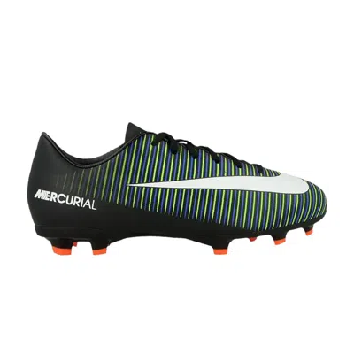Pre-owned Nike Mercurial Vapor 11 Fg Gs 'black Electric Green' | Kid's Size 4.5