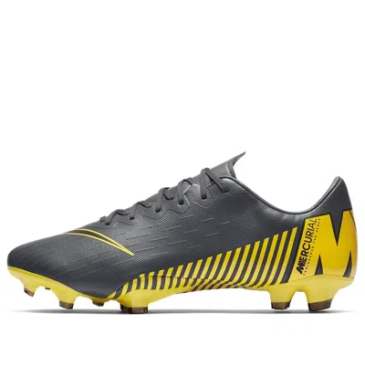 Nike Mercurial Vapor 12 Pro Fg 'dark Grey Yellow' In Multi