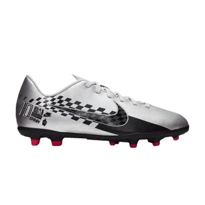 Pre-owned Nike Mercurial Vapor 13 Club Njr Fg Mg Gs 'chrome Black' | Silver | Kid's Size 6
