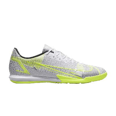 Pre-owned Nike Mercurial Vapor 14 Academy Ic 'metallic Silver Volt' In White