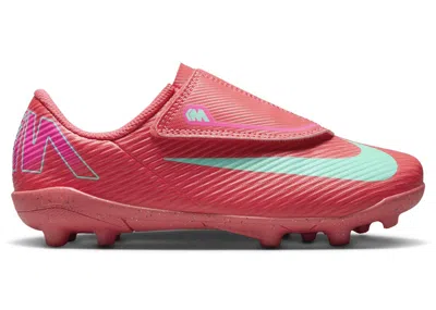 Pre-owned Nike Mercurial Vapor 16 Club Mg Mad Energy Pack Sneakers In Ember Glow/aurora Green