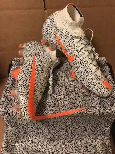 Pre-owned Nike Mercurial Vapor Superfly 7 Elite Fg Cr7 Safari -cristiano Ronaldo In Orange