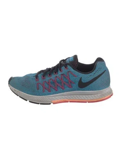 Pre-owned Nike Mesh Athletic Sneakers In Blue