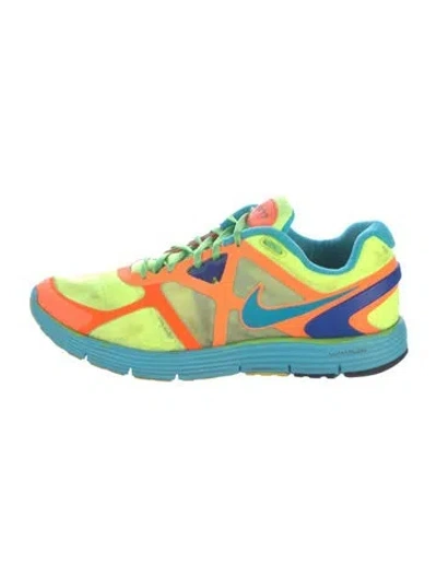 Pre-owned Nike Mesh Colorblock Pattern Athletic Sneakers In Blue