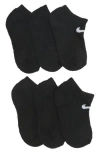 Nike Mesh Cushion No-show Active Socks In Black