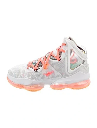 Pre-owned Nike Mesh Graphic Print Athletic Sneakers In Neutrals