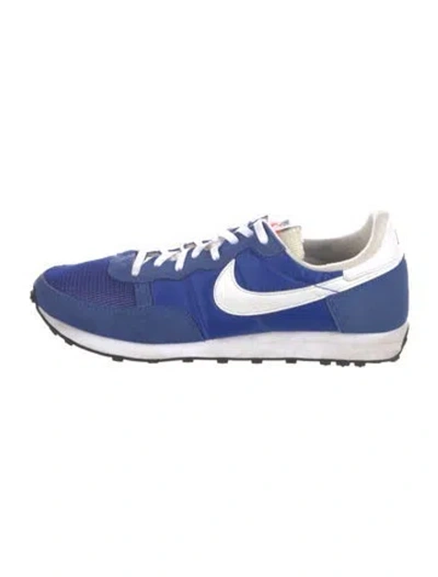 Pre-owned Nike Mesh Printed Athletic Sneakers In Blue